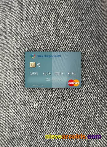 Guinea Banque Islmaique de Guinée mastercard photolook